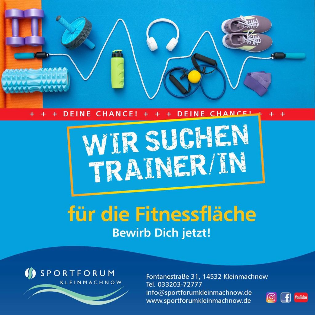 WIR SUCHEN DICH...Trainer/in