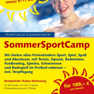 KinderSommerSportCamp 2024 im SportForum Kleinmachnow...